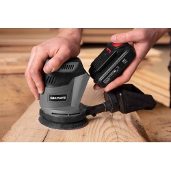 GRAPHITE SZLIFIERKA MIMOŚRODOWA AKUMULATOROWA E+ 18V STOPA 125 MM 58G014