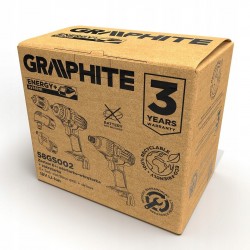 GRAPHITE ZESTAW WIERTARKO-WKRĘTARKA + ZAKRĘTARKA AKUMULATOROWA 18V 58GS002