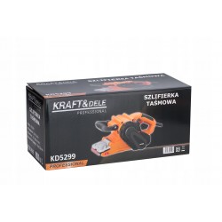 SZLIFIERKA TAŚMOWA SIECIOWA DO DREWNA 2000W CZYSZCZARKA TAŚMÓWKA 76x533mm