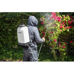 GRAPHITE OPRYSKIWACZ PLECAKOWY AKUMULATOROWY ELEKTRYCZNY 15L 18V +DYSZE 2Ah