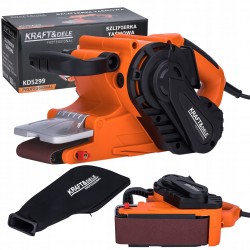 SZLIFIERKA TAŚMOWA SIECIOWA DO DREWNA 2000W CZYSZCZARKA TAŚMÓWKA 76x533mm
