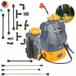 OPRYSKIWACZ AKUMULATOROWY PLECAKOWY CIŚNIENIOWY POWERMAT 20L ZESTAW 9 DYSZ