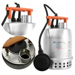 POMPA ZATAPIALNA DO WODY MORSKIEJ DESZCZÓWKI QBO 45 IPRO 250W 140L/MIN INOX
