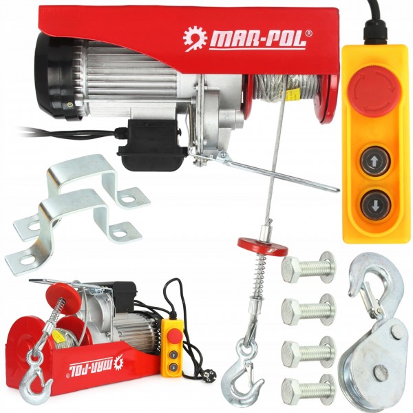 WYCIĄGARKA WCIĄGARKA YT-500/999 1300W 230V PODNOSZENIE DO 12M M80793 WYCIĄGARKA WCIĄGARKA YT-500/999 1300W 230V PODNOSZENIE DO 12M M80793