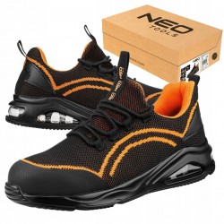 NEO PÓŁBUTY ROBOCZE S1 SR NEO AIR STALOWY PODNOSEK BUTY POMARAŃCZOWE r. 42