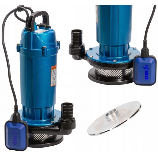 POMPA WQX 550 ZATAPIALNA DO SZAMBA WODY Z PŁYWAKIEM 550W IBO POMPA WQX 550 ZATAPIALNA DO SZAMBA WODY Z PŁYWAKIEM 550W IBO