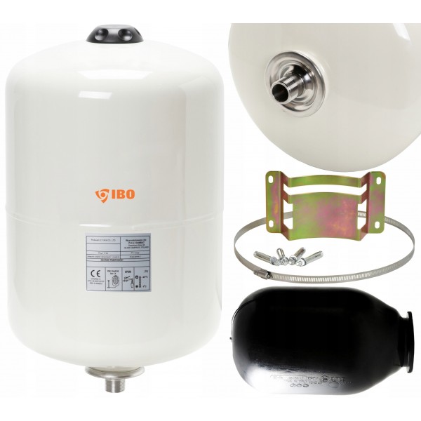 IBO.NACZYNIE PRZEPONOWE WZBIORCZE ZBIORNIK DO INSTALACJI 24L + OPASKA 270mm IBO.NACZYNIE PRZEPONOWE WZBIORCZE ZBIORNIK DO INSTALACJI 24L + OPASKA 270mm