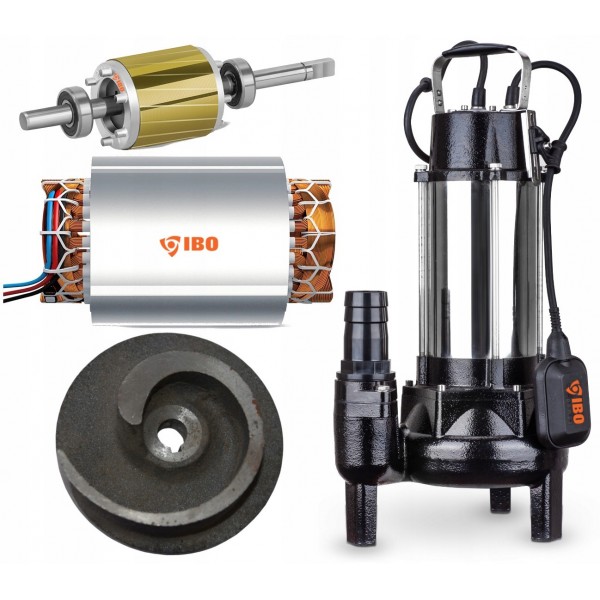 POMPA PROFESSIONAL IBO WQ 1500 DO BRUDNEJ WODY Z PŁYWAKIEM 230V POMPA PROFESSIONAL IBO WQ 1500 DO BRUDNEJ WODY Z PŁYWAKIEM 230V