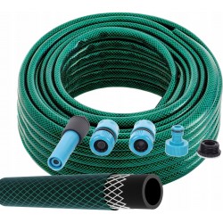 WĄŻ OGRODOWY 3-WARSTWOWY 20BAR 1/2" 20m UV SGWA DO PODLEWANIA + ZŁĄCZKI