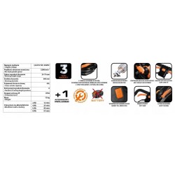 NEO KOSIARKA AKUMULATOROWA 36V 380MM KOSZ 45L BEZSZCZOTKOWA DO TRAWY 38cm