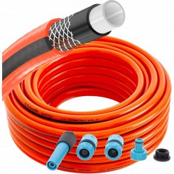 SCHMITH WĄŻ OGRODOWY 4-WARSTWOWY 20BAR 3/4" 25m UV SGWO PREMIUM + ZŁĄCZKI