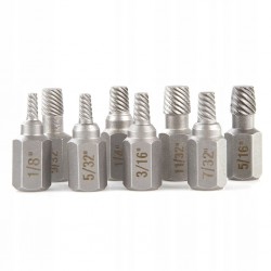ZESTAW WYKRĘTAKÓW DO USZKODZONYCH ŚRUB WEWNĘTRZNYCH 25SZT 1/8" -7/8 M58661