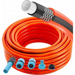 SCHMITH WĄŻ OGRODOWY 4-WARSTWOWY 20BAR 3/4" 25m UV SGWO PREMIUM + ZŁĄCZKI