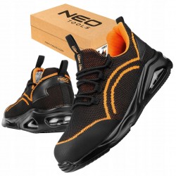 NEO PÓŁBUTY ROBOCZE S1 SR NEO AIR STALOWY PODNOSEK BUTY POMARAŃCZOWE r. 42