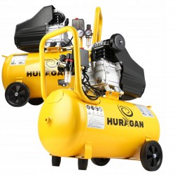 KOMPRESOR OLEJOWY SPRĘŻARKA HURAGAN 2,2 KW 8 BAR 50L ZBIORNIK M88001