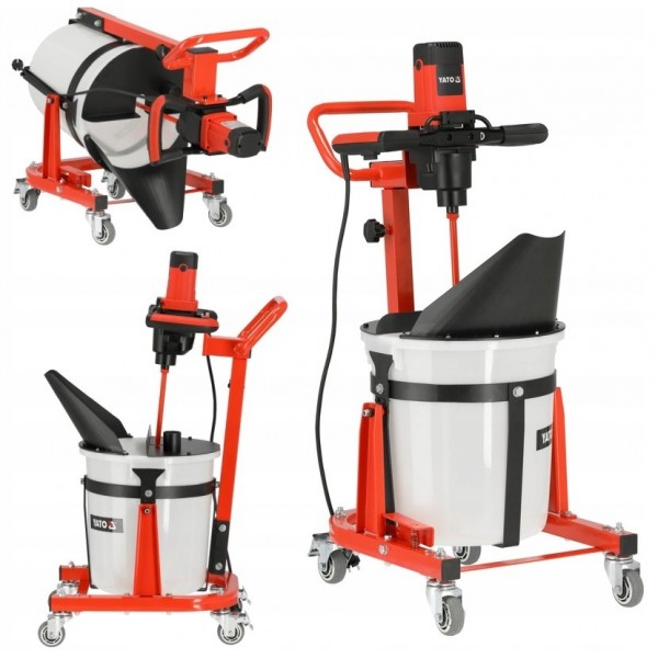 YATO STACJA MIESZAJĄCA 50L 1600W PRZENOŚNA DO ZAPRAW SZPACHLOWYCH YT-82605 YATO STACJA MIESZAJĄCA 50L 1600W PRZENOŚNA DO ZAPRAW SZPACHLOWYCH YT-82605
