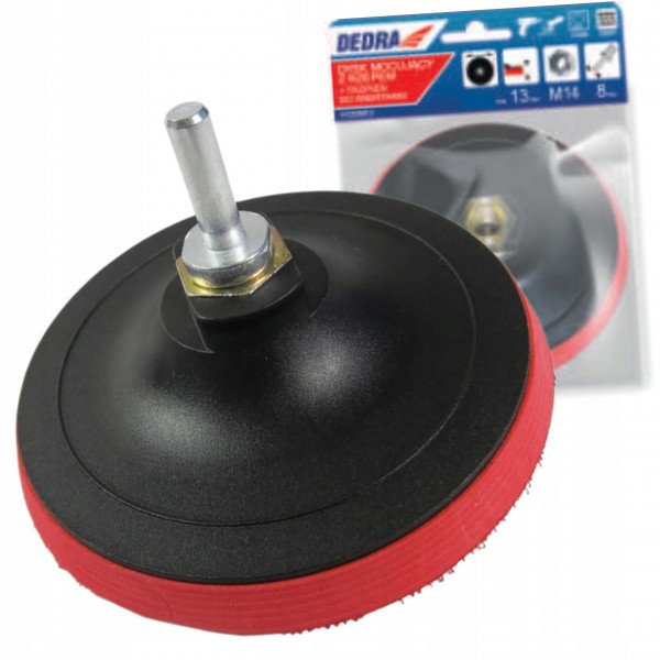 DEDRA DYSK MOCUJĄCY M14 125MM +TRZPIEŃ DO WIERTARKI DO DYSKÓW H12G/H12H