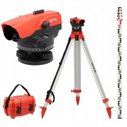 YATO ZESTAW NIWELATOR BUDOWLANY GEODEZYJNY 110m 32X IP66 + 5M ŁATA + STATYW