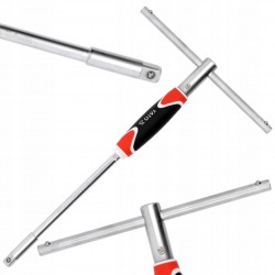 YATO POKRĘTŁO DO NASADEK ADAPTER TYPU T'' Z OBROTOWĄ RĄCZKĄ 3/8'' YT-1566