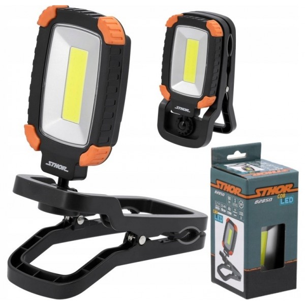 REFLEKTOR PRZENOŚNY AKUMULATOROWY COB LED 5W 500lm Z ZACISKIEM IP20 82850 REFLEKTOR PRZENOŚNY AKUMULATOROWY COB LED 5W 500lm Z ZACISKIEM IP20 82850