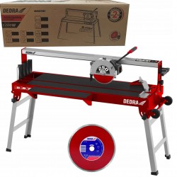 PRZECINARKA DO GLAZURY PŁYTEK GRESU mokro DEDRA DED7819 120cm 1200W LASER