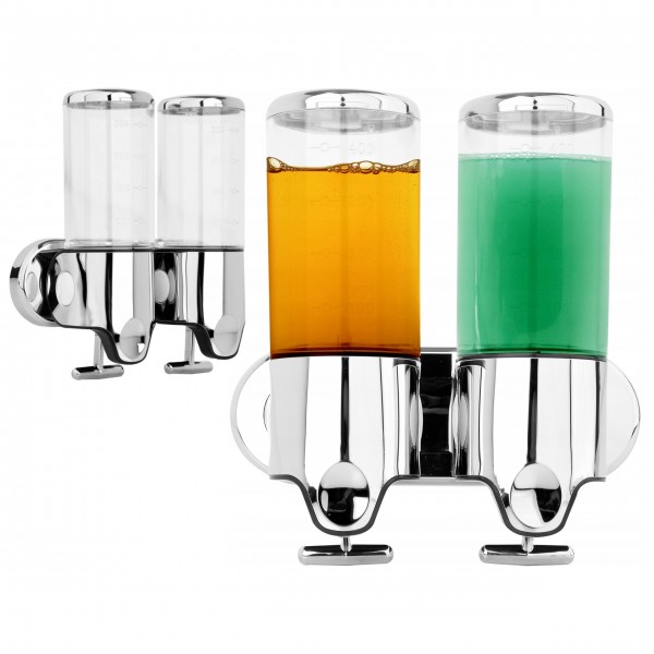 FALA DOZOWNIK MYDŁA PŁYNU ŁAZIENKOWY ŚCIENNY 2x 500 ML 69391 FALA DOZOWNIK MYDŁA PŁYNU ŁAZIENKOWY ŚCIENNY 2x 500 ML 69391