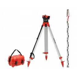 YATO ZESTAW NIWELATOR BUDOWLANY GEODEZYJNY 110m 32X IP66 + 5M ŁATA + STATYW