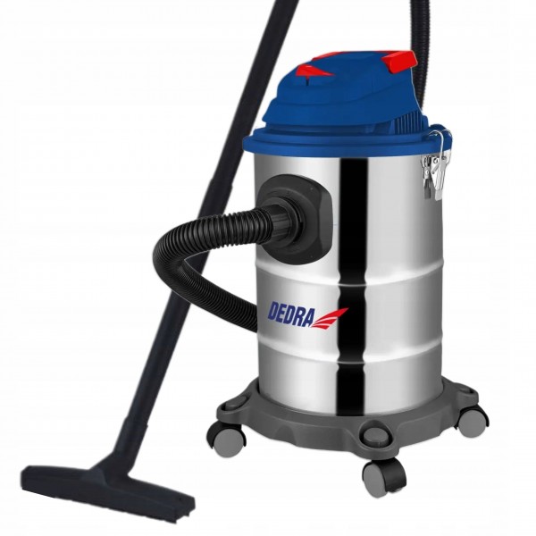 ODKURZACZ DO WARSZTATU GARAŻU DEDRA PRACA SUCHO I MOKRO 1200W 20L DMUCHAWA