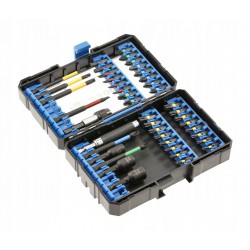 HOGERT ZESTAW BITÓW UDAROWYCH PH PZ SL T TT 43 SZT 3 xADAPTERY 1/4” HT1S800