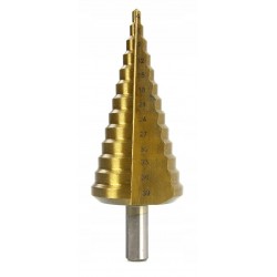 WIERTŁO STOPNIOWE 4-39MM STOŻKOWE TYTANOWE STAL HSS M22328