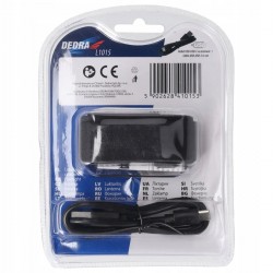 DEDRA LATARKA CZOŁOWA 500LM CZUJNIK RUCHU AKU 1000MAH/ 3XAAA BAT L1015