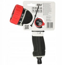 DEDRA PISTOLET ZRASZAJĄCY 8-FUNKCYJNY TURBO THUMB CONTROL GARDEN 80N254K