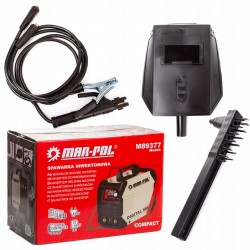 SPAWARKA INWERTOROWA INWERTEROWA 300A LCD MMA IGBT TIG LIFT MASKA PRZEWODY