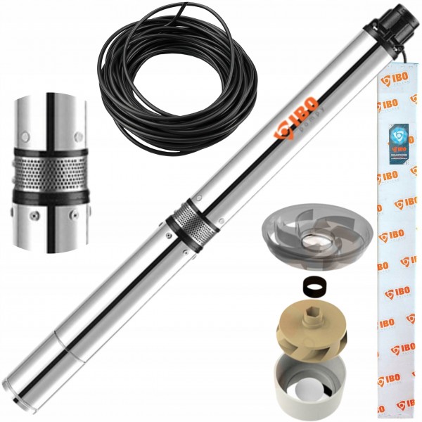 IBO POMPA GŁĘBINOWA 1,5KW 70l/min 3,5'' SCM 2/18 WYDAJNA NAWADNIANIE IBO POMPA GŁĘBINOWA 1,5KW 70l/min 3,5'' SCM 2/18 WYDAJNA NAWADNIANIE