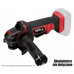 YATO SZLIFIERKA KĄTOWA POLERKA DIAX 18V AKUMULATOROWA KĄTÓWKA YT-82827