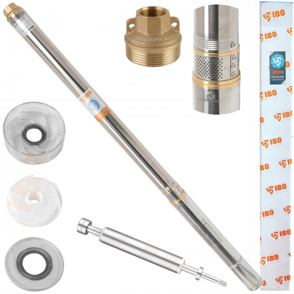 IBO POMPA GŁĘBINOWA 2,5 STM31 100l/min ANTYPIASKOWA DO STUDNI WYDAJNA WĄSKA IBO POMPA GŁĘBINOWA 2,5 STM31 100l/min ANTYPIASKOWA DO STUDNI WYDAJNA WĄSKA