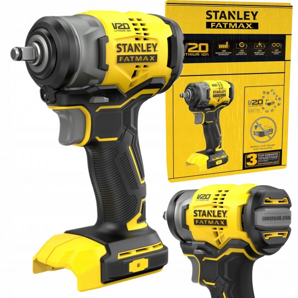 STANLEY KLUCZ UDAROWY 3/8" AKU 18V V20 BEZSZCZOTKOWY FATMAX SFMCF910B-XJ STANLEY KLUCZ UDAROWY 3/8" AKU 18V V20 BEZSZCZOTKOWY FATMAX SFMCF910B-XJ