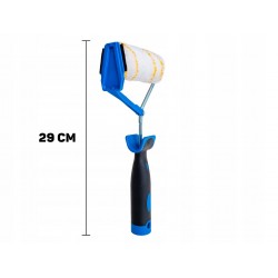 GEKO WAŁEK MALARSKI Z RĄCZKĄ DO MALOWANIA ODCIĘĆ POLIAKRYL 10CM 30MM FI-6MM