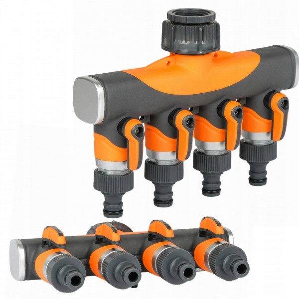 SCHMITH POCZWÓRNY ROZDZIELACZ WĘŻA Z ZAWORKAMI KRAN 3/4" 1/2" SCH14W02210 SCHMITH POCZWÓRNY ROZDZIELACZ WĘŻA Z ZAWORKAMI KRAN 3/4" 1/2" SCH14W02210