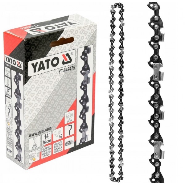 YATO ŁAŃCUCH TNĄCY PIŁY PILARKI 3/8" 14" 52 0.043" YT-849475 YATO ŁAŃCUCH TNĄCY PIŁY PILARKI 3/8" 14" 52 0.043" YT-849475