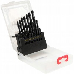 YATO WIERTŁA PRAKTYCZNE DO METALU HSS 19SZT 1-10MM ORGANIZER YT-4462