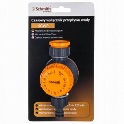 SCHMITH CZASOWY WYŁĄCZNIK PRZEPŁYWU WODY DO KRANU 3/4 1/2" SGWP