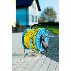 ZESTAW CELLFAST STOJAK +WĄŻ OGRODOWY 3 WARSTW 3/4" 20M +ZRASZACZ +3xZŁĄCZKA