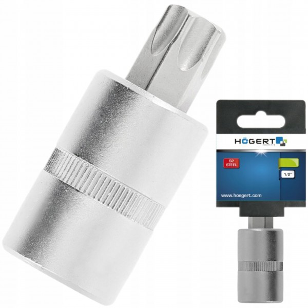HOGERT KLUCZ TRZPIENIOWY TORX H40 1/2” 55MM HT1S750 HOGERT KLUCZ TRZPIENIOWY TORX H40 1/2” 55MM HT1S750