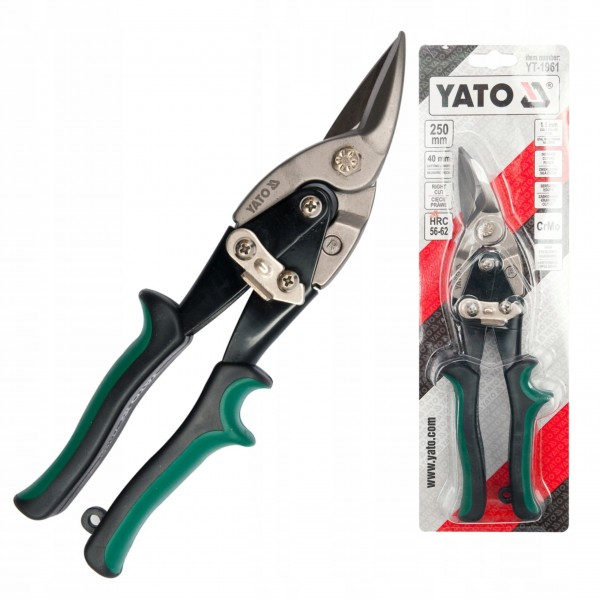 YATO NOŻYCE DO CIĘCIA BLACHY, PRAWE 250 MM YT-1961