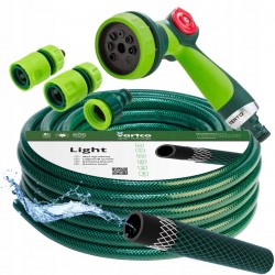 WĄŻ OGRODOWY 3-WARSTWOWY 25BAR 1/2 30M + PISTOLET ZŁĄCZKI PRODUKT POLSKI