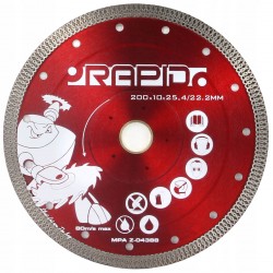 TARCZA DIAMENTOWA 200x10x25,4/22,2 MM RAPID SILENT CUT RED M08709