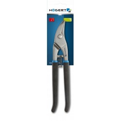 HOGERT NOŻYCE DO CIĘCIA BLACHY METALU RĘCZNE LEWE 250MM 1,0MM HT3B507