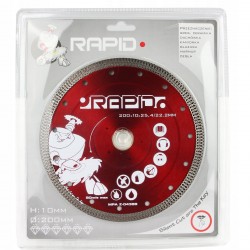TARCZA DIAMENTOWA 200x10x25,4/22,2 MM RAPID SILENT CUT RED M08709