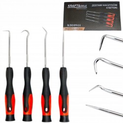 KRAFT&DELE ZESTAW HAKÓW HACZYKÓW DO USZCZELEK I ORINGÓW 4 SZTUKI KD10944